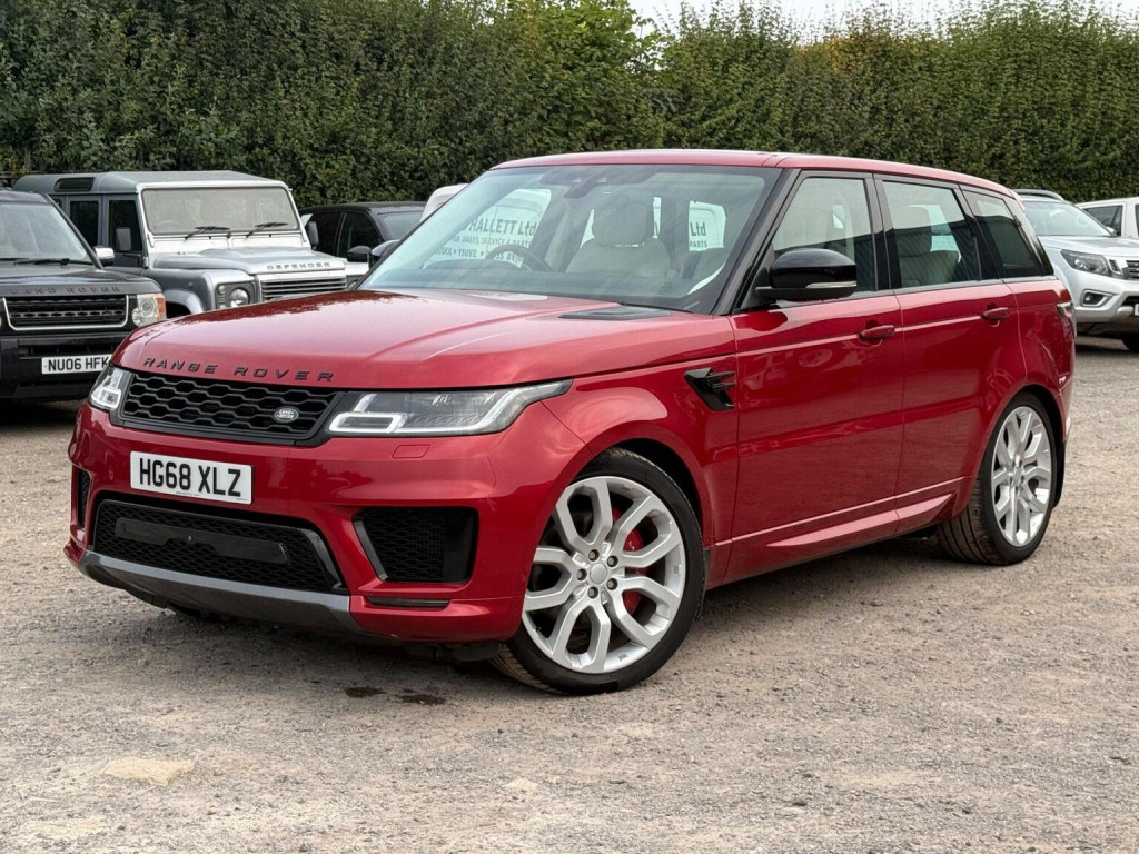Red Open Rover SOLD - Used LAND ROVER RANGE ROVER SPORT 2018 Red in Yeovil, Somerset ...